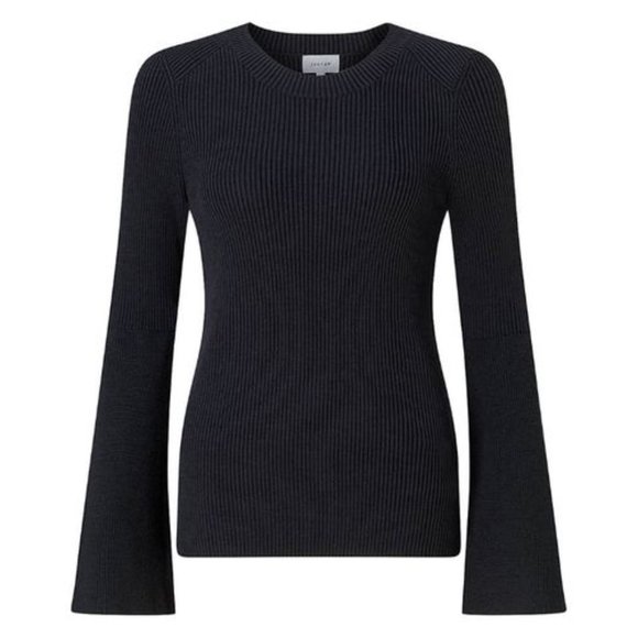 Jigsaw Sweaters - Jigsaw Wool Flare Sleeve Sweater Gray Sz XS